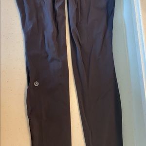 Black high rise 28” black lu lu lemon leggings size 12